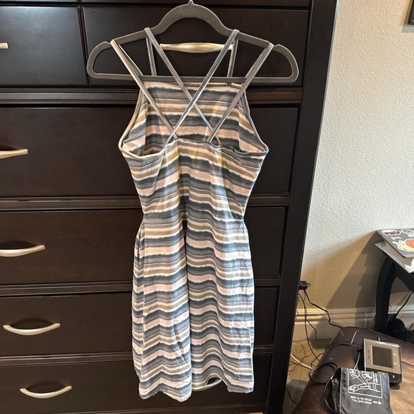 ‼️NWOT: Pact Organic Strappy Midi Striped Dress - L - Picture 2 of 4